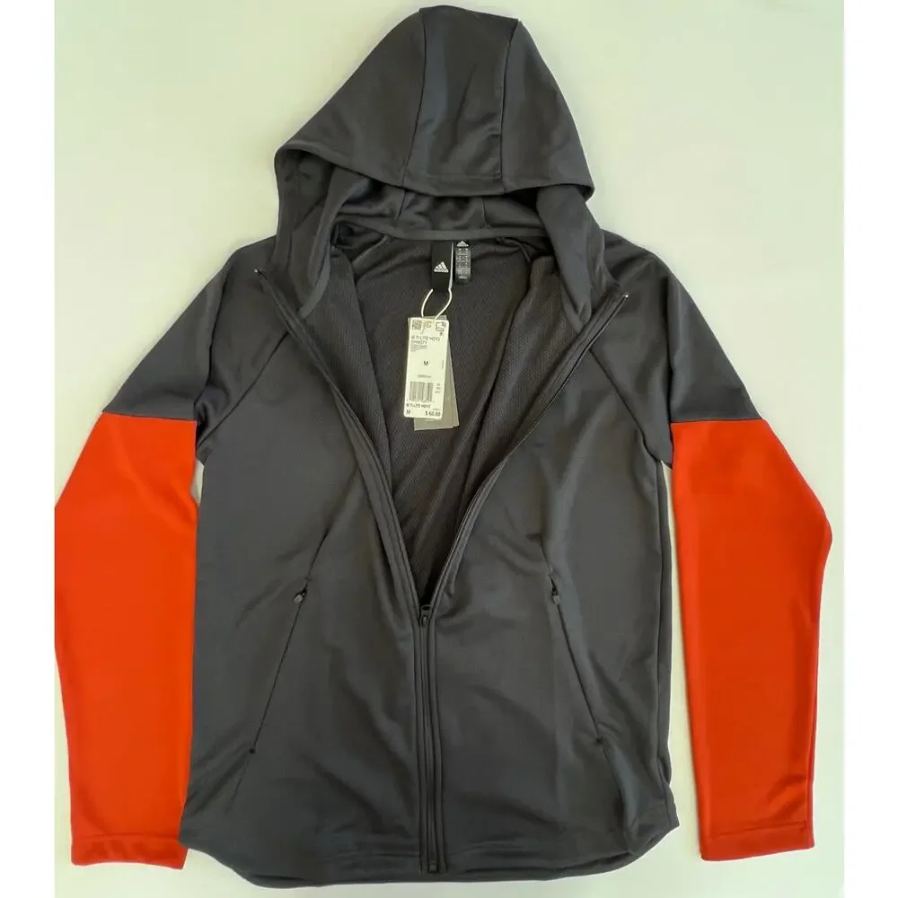 Adidas Men's Athletics Team Issue Full-Zip Fleece Hoodie Ti Lite Hoody2 DH9071 M